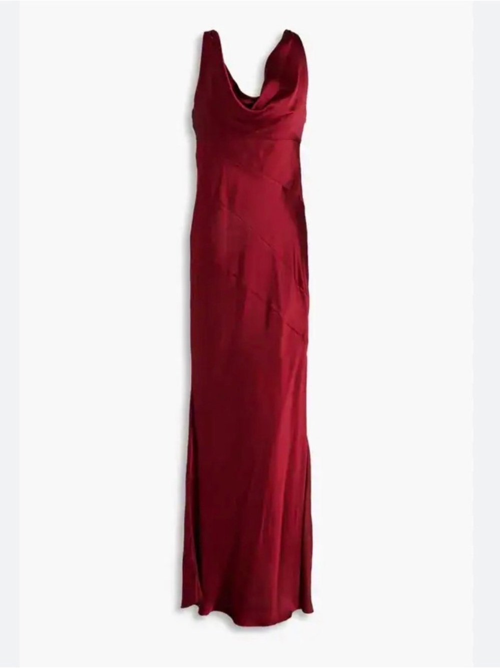 NICHOLAS Sally Cowl Neck Maxi Dress in Bordeaux size 4 NWOT